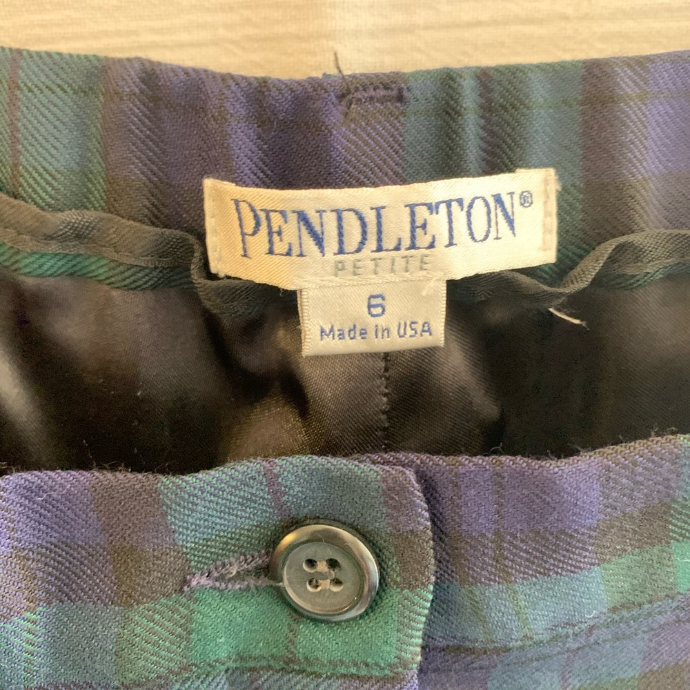 Pendleton Tartan Plaid Wool Slacks/Trousers